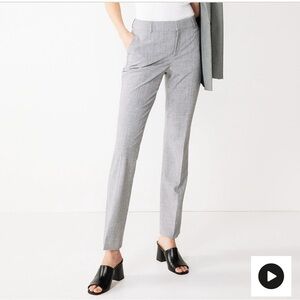 NINE WEST GRAY BARELY BOOTCUT PANT